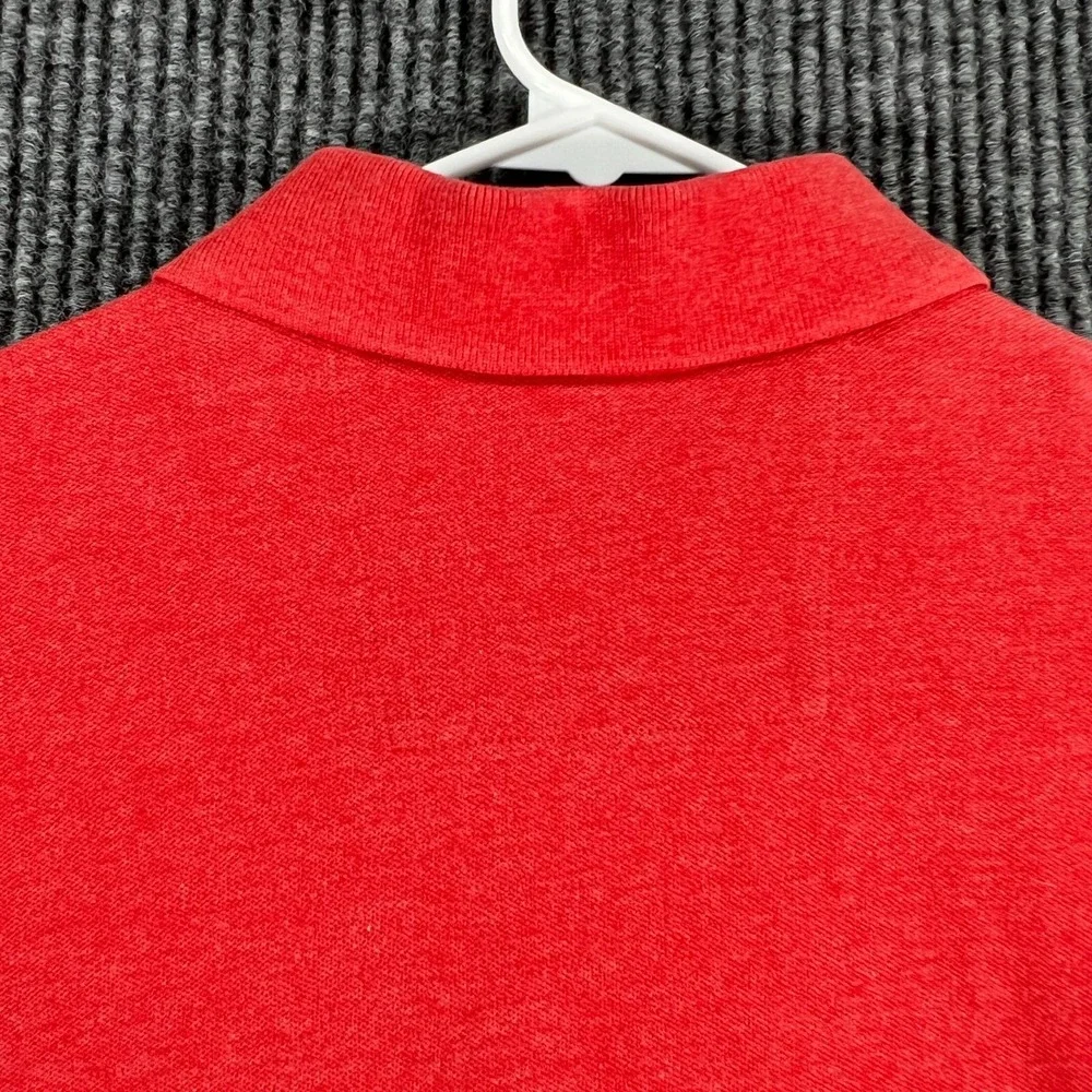 Banana Republic Polo Shirt Mens Large Red Short Sleeve Casual Outdoor Comfort